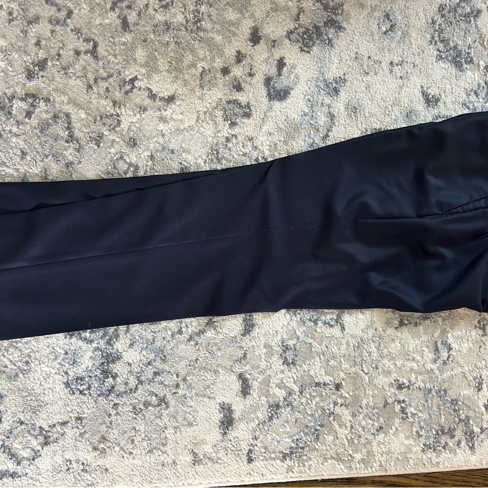 Banana Republic Tailored Slim Fit Trousers - Black